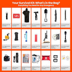 Emergency Survival Kit with First Aid Gears and Supplies - Image 2