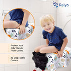 Disposable Toilet Seat Cover for Travel – 20 Pack - Image 4