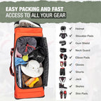 Jetstream Heavy Duty Multi Pocket Durable Sports Gym Equipment Travel Duffel Bag - Image 5