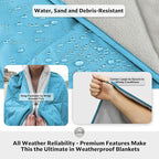 STOVER Outdoor Waterproof Fleece Travel Blanket - Image 2