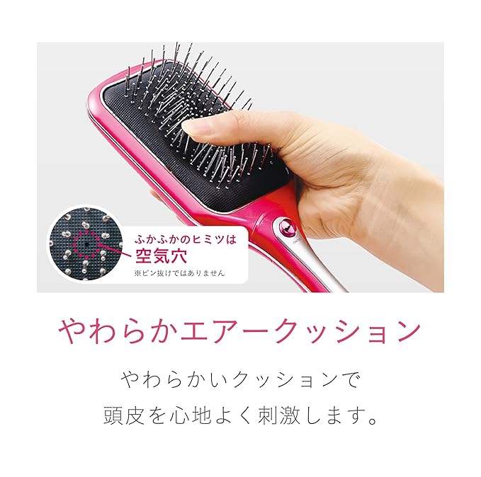 Reset Brush Paddle Type (Dry Battery Type) KBE-2811/VP (Vivit Pink)【Japan Domestic Genuine Products】