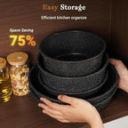 15Pcs Pots and Pans Set Non Stick, Cookware Sets - Image 5