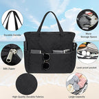 LEDAOU Beach Bag Waterproof Sandproof Women Tote Bag Pool Bag - Image 7