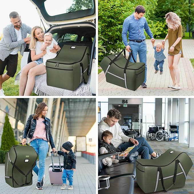 Infant Car Seat Travel Bag for Airplane Compatible - Image 7