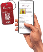 Dynotag® Sentry Series Solid Metal Web Enabled Smart Luggage Tag ID + Steel Loop - Image 2