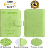 Passport Holder Cover Wallet RFID Blocking Leather Card Case Travel Accessories - Image 2