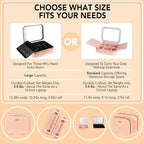 Lighted Makeup Case with Mirror - Image 2