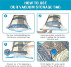 10 Pack Vacuum Storage Bags, Space Saver Bags Compression Storage Bags - Image 7