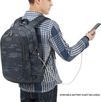 Tzowla Business Laptop Backpack Water Resistant Anti-Theft Backpack - Image 6