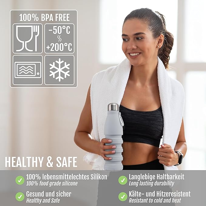 Foldable Drinking Bottle - Image 2