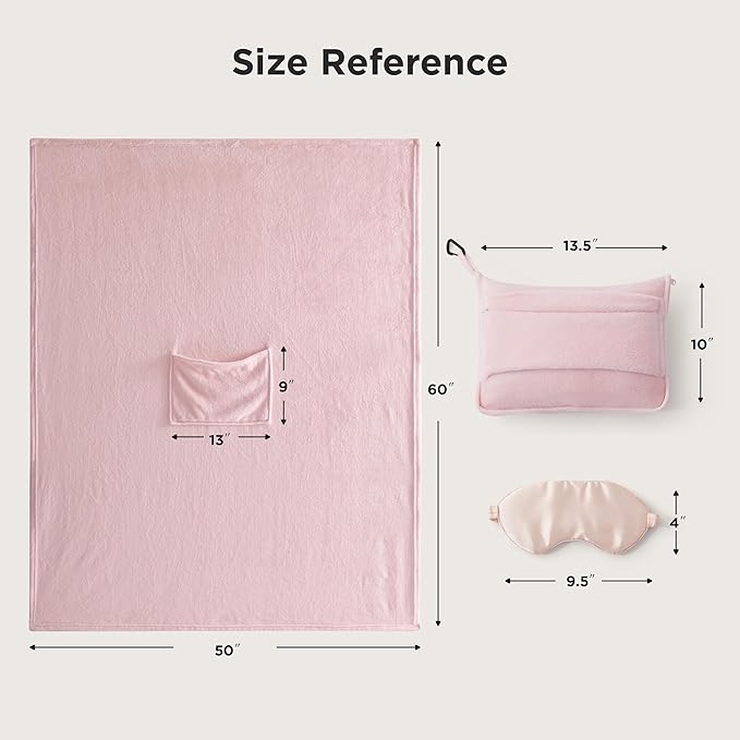 Bedsure Travel Blanket Airplane Compact - Image 6