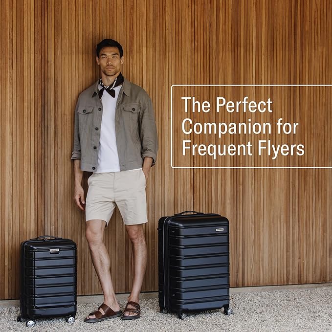 Samsonite Omni 2 Hardside Expandable Spinner Wheel Luggage, Checked Medium 24 in - Image 8