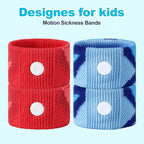 LYJEE Motion Sickness Bands for Kids, Travel Sickness Relief Wristbands - Image 2