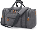 Gonex Canvas Duffle Bag for Travel, 60L Duffel Overnight Weekend Bag by Gonex