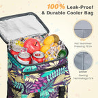 Cooler Backpack Soft Insulated Leak Proof 30 Cans Insulated Backpack Cooler - Image 3