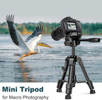 JOILCAN Mini Tripod for Camera, Portable Travel Tripod w/Phone & Tablet Holder - Image 7