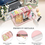 DYSHAYEN Chenille Letter Clear Zipper Pouch - Image 3
