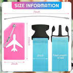 Weewooday 8 Pcs Luggage Straps Suitcase Tags Set - Image 2