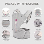 Bebamour Baby Carrier Newborn to Toddler - Image 2