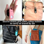 130dB Personal Safety Alarm Strobe Light. Loud Sound Keychain Siren - Image 6