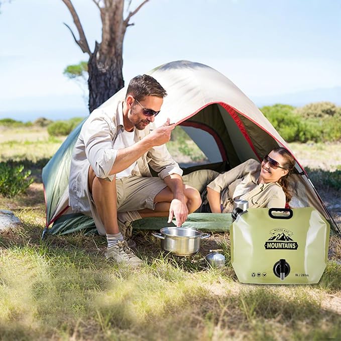 Collapsible 8L Water Storage Bag, BPA-Free Portable Folding Water Jug - Image 8