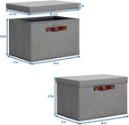 Temary Storage Bins with Lids 2-Pack Large Foldable Storage Baskets with Lid - Image 2