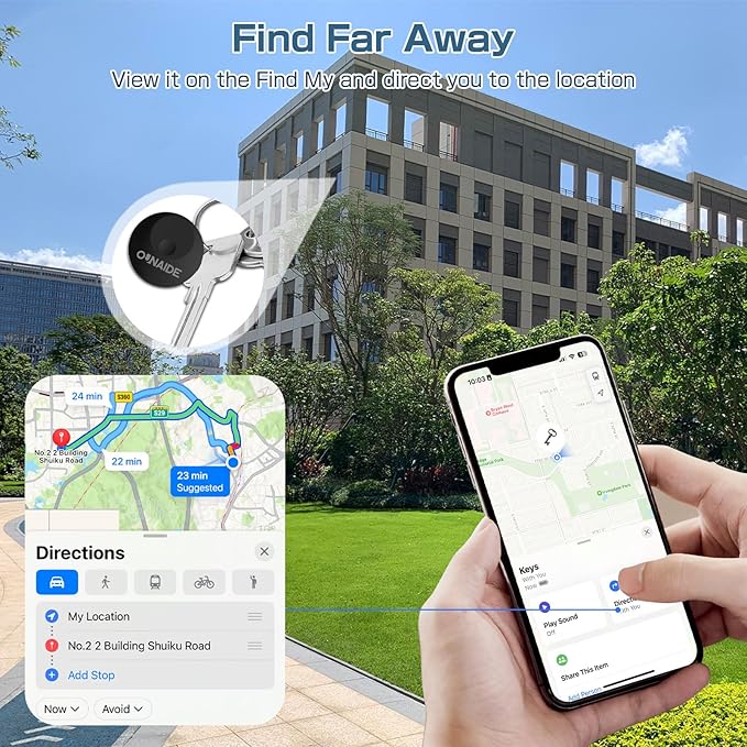 Air-Tags-2 Pack, Smart Air Tracker Tag, Waterproof Key Finder Tracking Device - Image 4