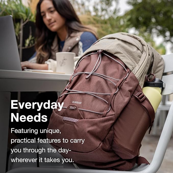 Osprey Quasar 26L Commuter Backpack, Pashmina/Tan Concrete - Image 6