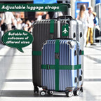 Weewooday 8 Pcs Luggage Straps Suitcase Tags Set - Image 5