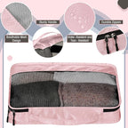 5 Pcs Packing Cubes for Suitcase Large Travel Cubes Carry on Luggage Organizer - Image 4