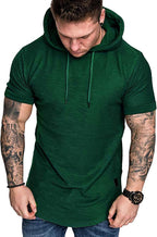 Lexiart Mens Fashion Athletic Hoodies Sport Sweatshirt Solid Color Fleece - Image 3