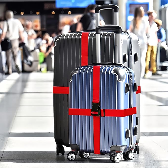 Adjustable Heavy-Duty Luggage Straps - Image 2
