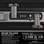 TydeCkare 16" Carry on Luggage - Image 6