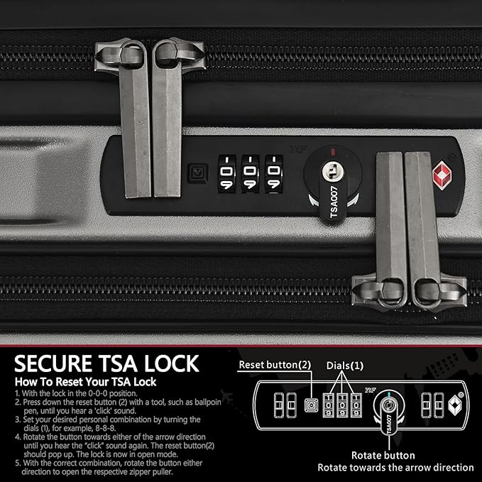 TydeCkare 16" Carry on Luggage - Image 6