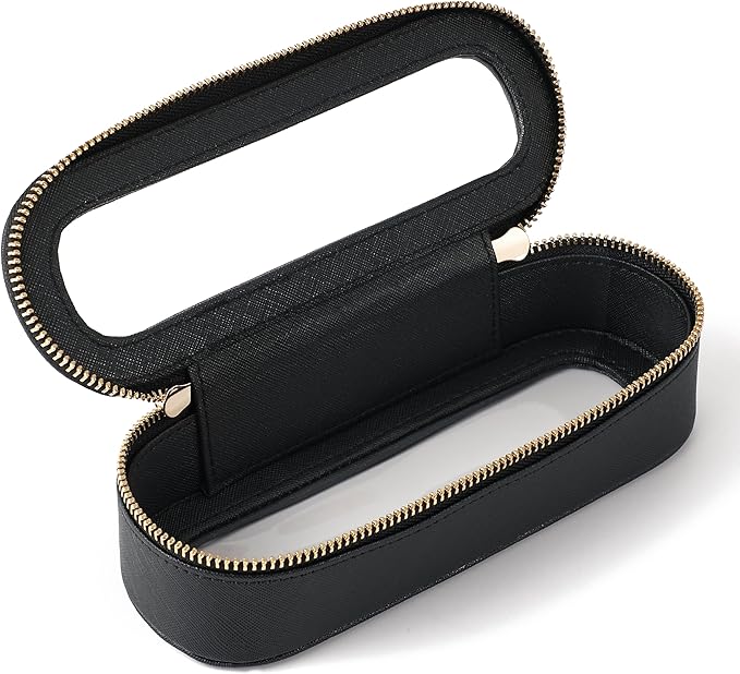 Aveniee Slim Clear Makeup Brush Bag, Small Cosmetic Brush Holder, Mini Toiletry by Aveniee