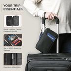 Leather Passport Holder for Family - Image 7
