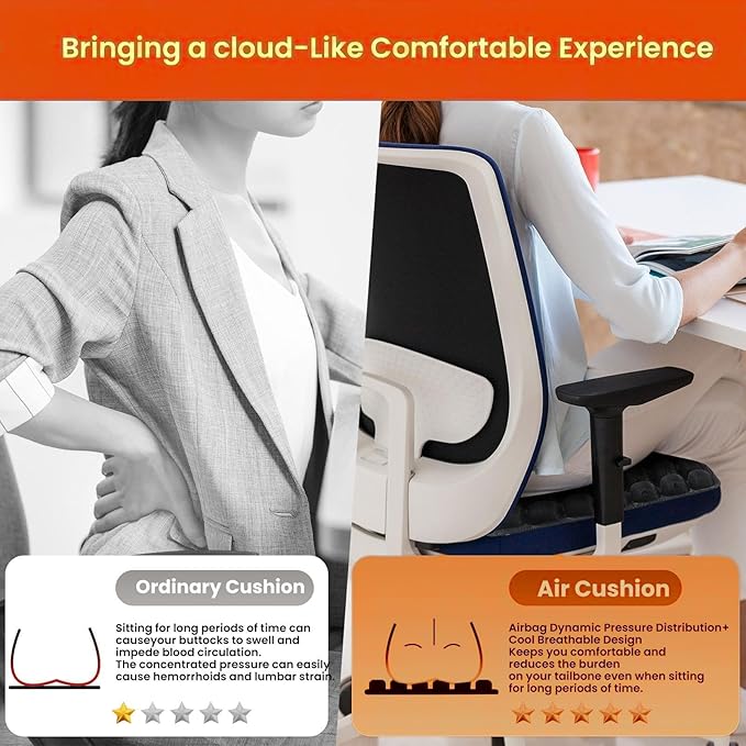 Sondur Inflatable Travel Cushion – Adjustable Bubble Technology - Image 4