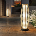 Grand patio Floor Lamp Outdoor Lamp Patio Lights Solar Powered Lantern - Image 2