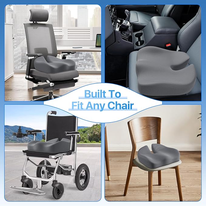 Seat Cushion, Extra Large Memory Foam Cushion - Image 7