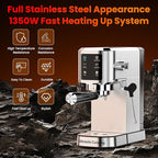 Espresso Machine 20 Bar, Touchscreen Espresso Maker - Image 6