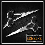 Utopia Care Hair Cutting and Professional Hairdressing Scissors 6.5 Inch, Premium Stainless Steel Shears with Smooth Razor and Sharp Edge Blades for Salons, Men, Women and Kids, Silver