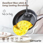 SENSARTE Pots and Pans Set Non stick, Non toxic Healthy Induction Cookware Set - Image 2