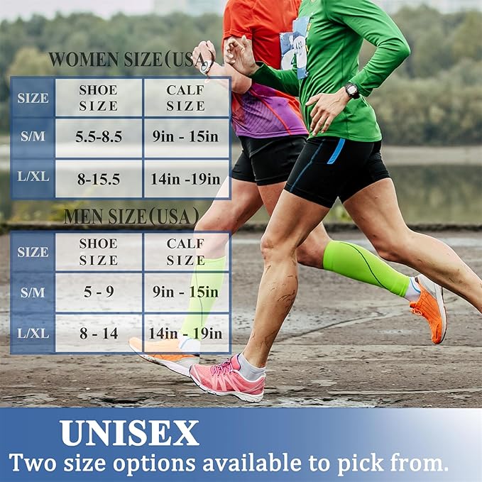 CHARMKING Compression Socks for Women & Men Circulation 15-20 mmHg is Best - Image 7