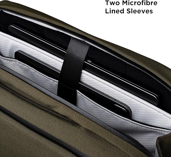 ALPAKA Elements Tech Brief Pro 12L -3-in-1 Recycled Fabric Laptop Briefcase - Image 3