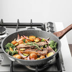 SENSARTE Nonstick Frying Pan Skillets, Swiss Granite Coating Omelette Pans - Image 7
