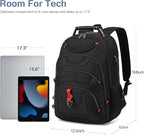 Boavan Laptop Backpack for men, 17.3 inch Laptop Bag - Image 2