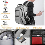 LTINVECK Extra Large 50L Travel Laptop Backpack, Computer bag Backbag - Image 4