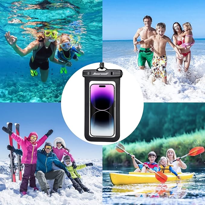 Hiearcool Waterproof Phone Pouch, Waterproof Beach Bag Compatible - Image 7
