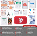 PTEROMY 300 Piece First Aid Kit, Portable Small Emergency Kits Compact 1st Aid - Image 3