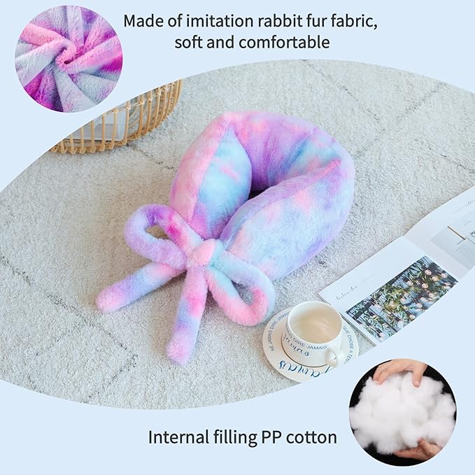 Travel Pillow Multifunctional Airplane Travel Neck Pillow Provides Neck and - Image 2